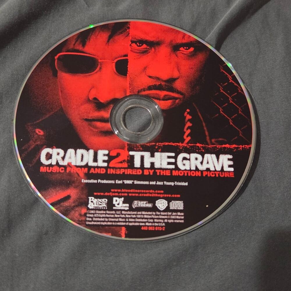 Vtg 2003 Cradle 2 The Grave Movie Soundtrack CD Rap Hip Hop DMX